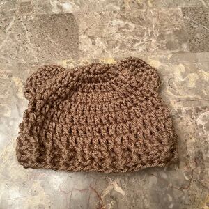 Baby Bear Crocheted Hat Size Newborn/ 0-3 Months